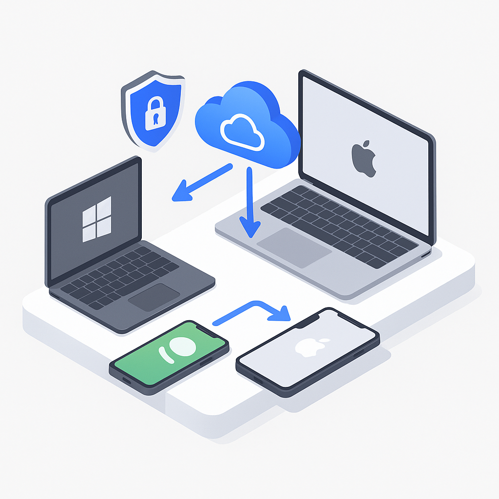 Técnico experto en Apple ayudando a cliente en Barcelona